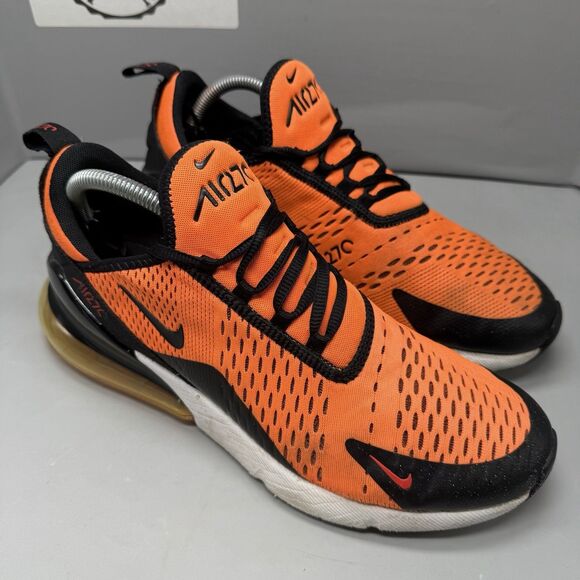 Nike Air Max 270 SF Giants Sneakers Orange Black White Men Size 9 Preowned main image 6